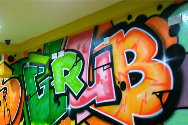 Grub venue graffiti
